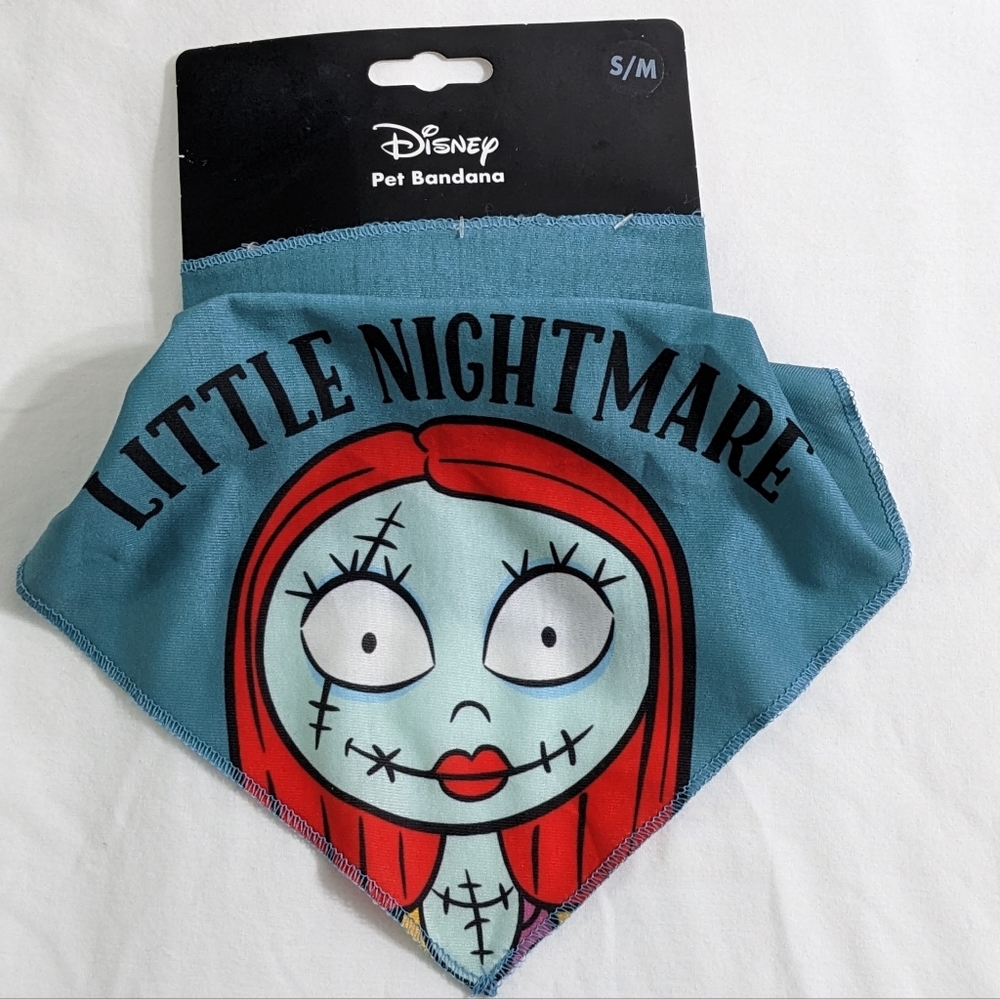 Disney The Nightmare Before Christmas Sally Pet Bandana , Size Small/Medium, NWT